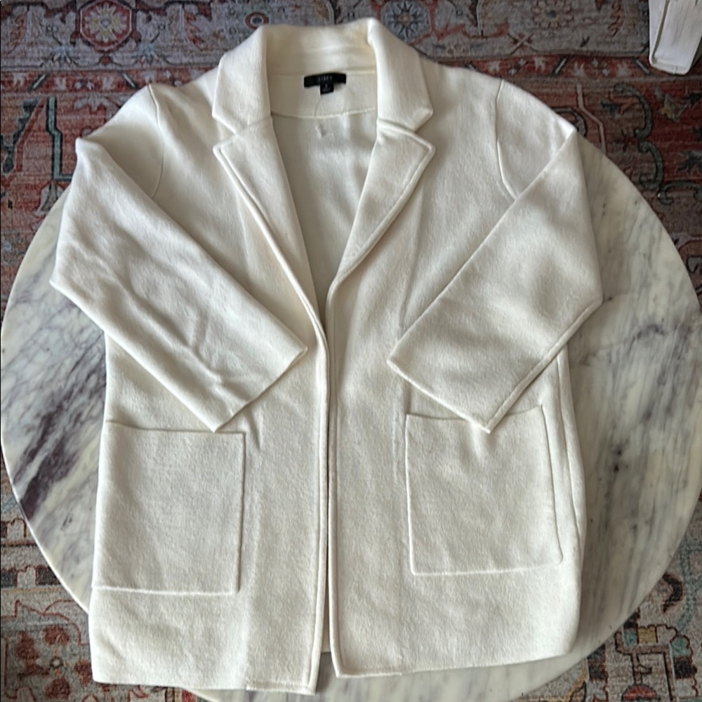Elegant J.Crey ivory Women's Sweater Blazer